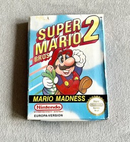 Nintendo NES Super Mario Bros.2 OVP Nintendo Entertainment System Mario Madness