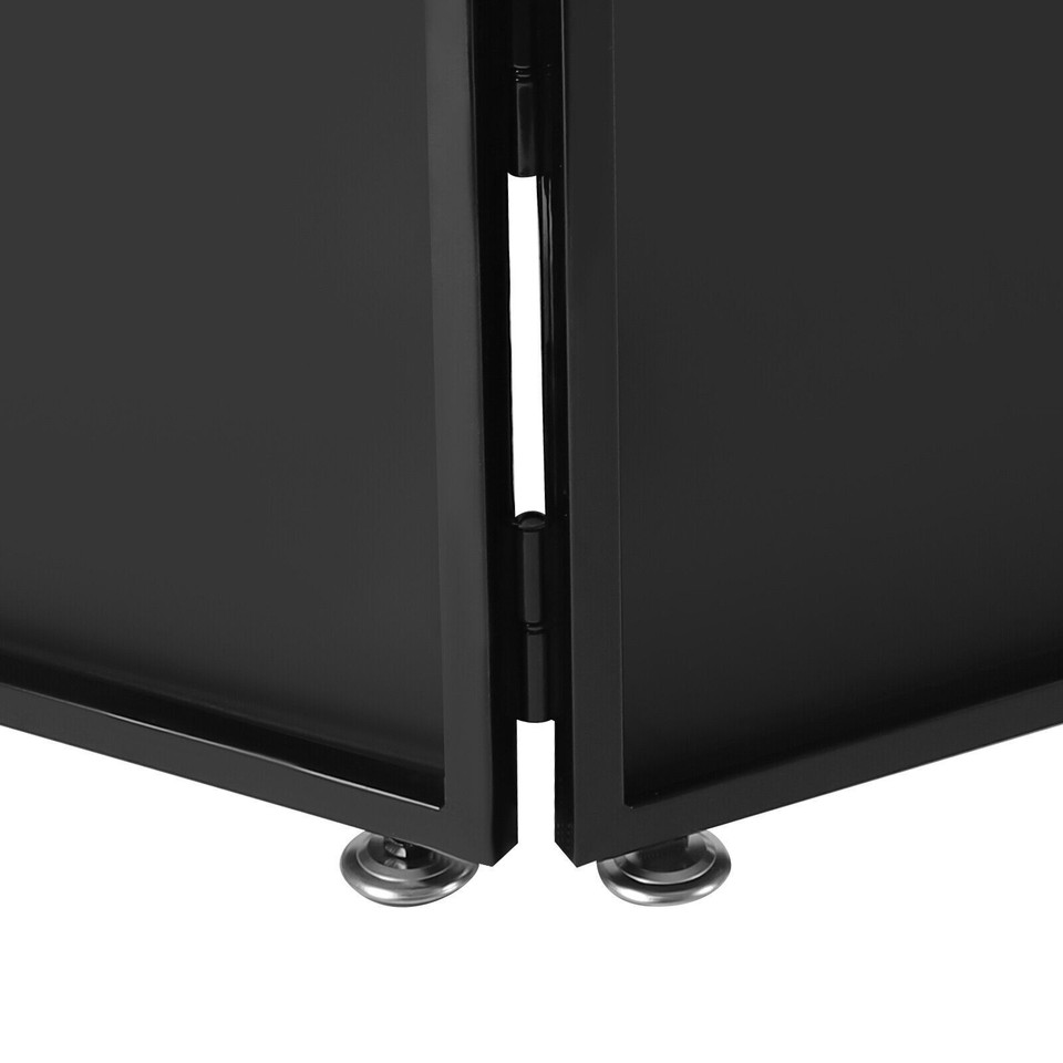 Tabletop DJ Event Facade White&Black Scrims Metal Frame Booth&Travel Bag Case eBay