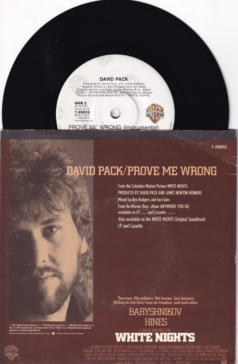 David Pack / Anywhere you go… レコード LP David Pack – Anywhere