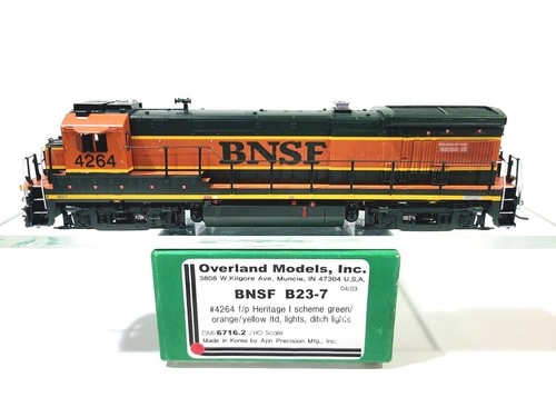 Overland OMI BNSF GE B23-7 Burlington Northern Santa Fe #4264 HO latón #6716,2 | Zustand: Used