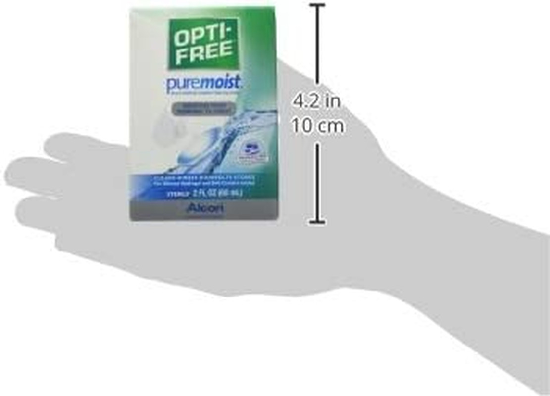 Puremoist Multi-Purpose Contact Lens Cleaning and Disinfecting Solution with Len