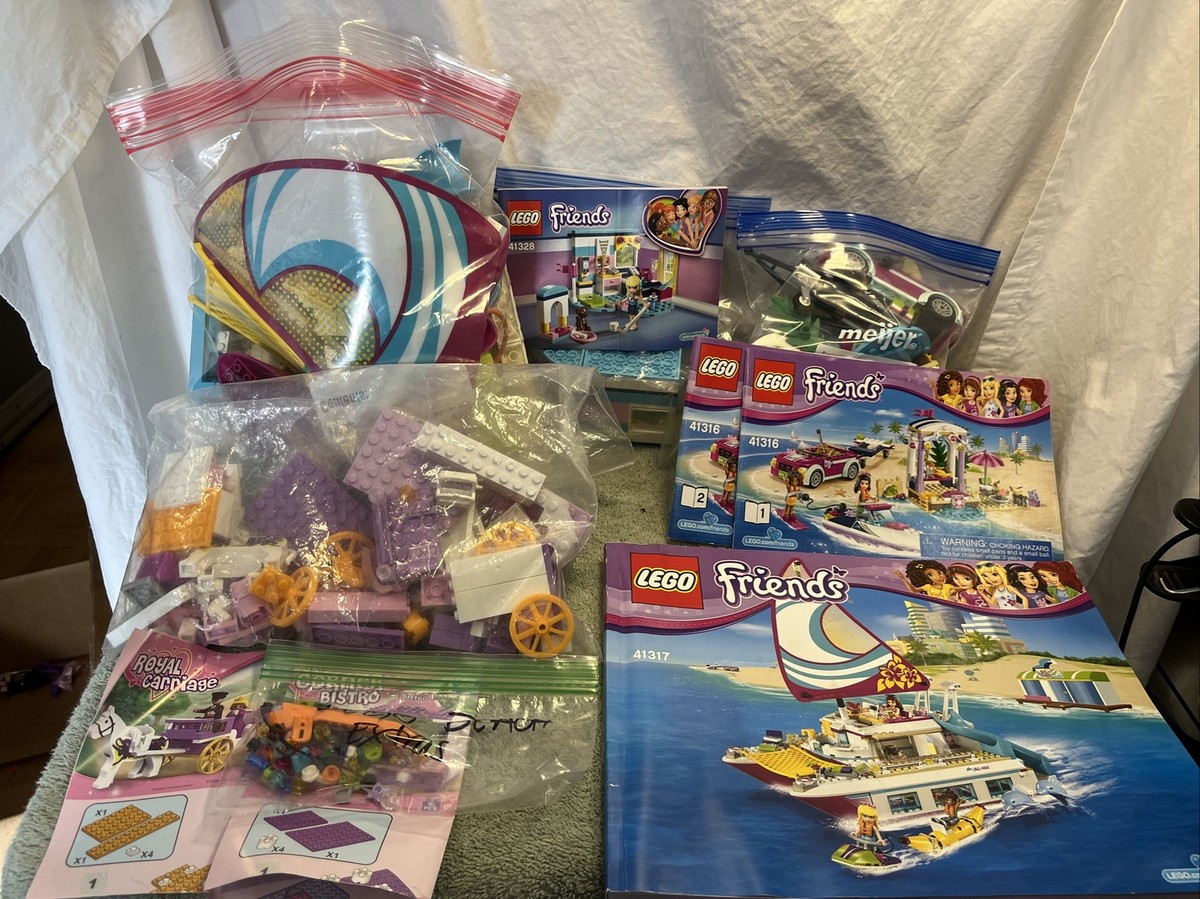 LEGO Friends Sunshine Catamaran + 3 Kits. Unsure If All The