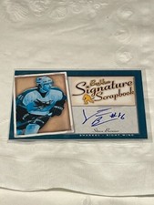 2005-06 Beehive Signature Scrapbook Steve Bernier Rookie AUTOGRAPH Sharks