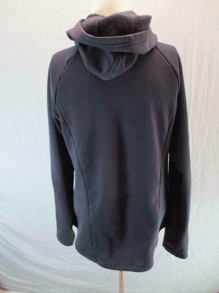 Felpa con cappuccio FILA taglia XL donna nera foderata in pile attivo manica lunga full zip GR6525