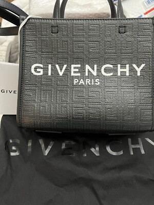 Givenchy G Tote Mini Shoppers Bag Shoulder Handbag NWT W/dustbag And COA 