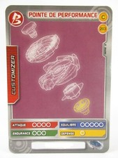 Carte Beyblade Battle Card Collection Série 2 - C 203 Pointe de Performance Fr