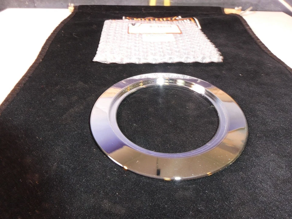 Harley FL Speedometer Adapter Ring Chrome 85mm For 1968-1995 V-Twin 39-0252 A6 - Image 2 of 4