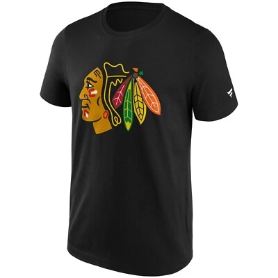 FANATICS NHL T-Shirt Chicago Blackhawks T-Shirt Primary Logo Graphic schwarz