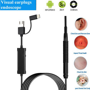 Andragende fragment Skjult 3.9MM Ear Cleaning Endoscope Earpick Otoscope Camera LED HD For PC iPad  System | eBay