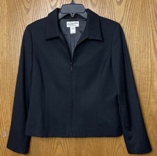 PENDLETON Women's 100 Virgin Cotton Business Jacket sz 4, Thin Shoulder Pads
