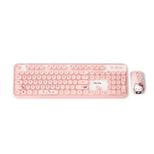 [Hello Kitty] Hello Kitty No Noise Wireless Keyboard Mouse Set
