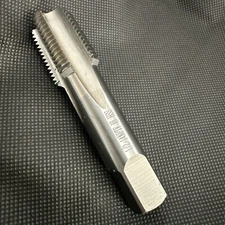 Pipe Tap, 1/2"-14, NPTF Taper, 4 Flutes, Uncoated, HSS, OAL 3-1/2"