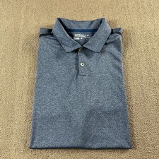 Nike Golf Dri Fit Men's Short Sleeve Polo Shirt Blue Heather Size XL