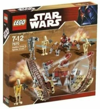 STAR WARS Lego 7670 Hailfire Droid Spider Droid minifig new rare Vader black box