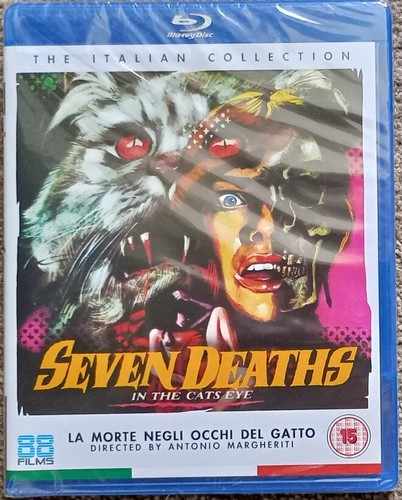 SEVEN DEATHS IN THE CAT'S EYE (1973) (Rare, New & Sealed Blu Ray, 88 Films)