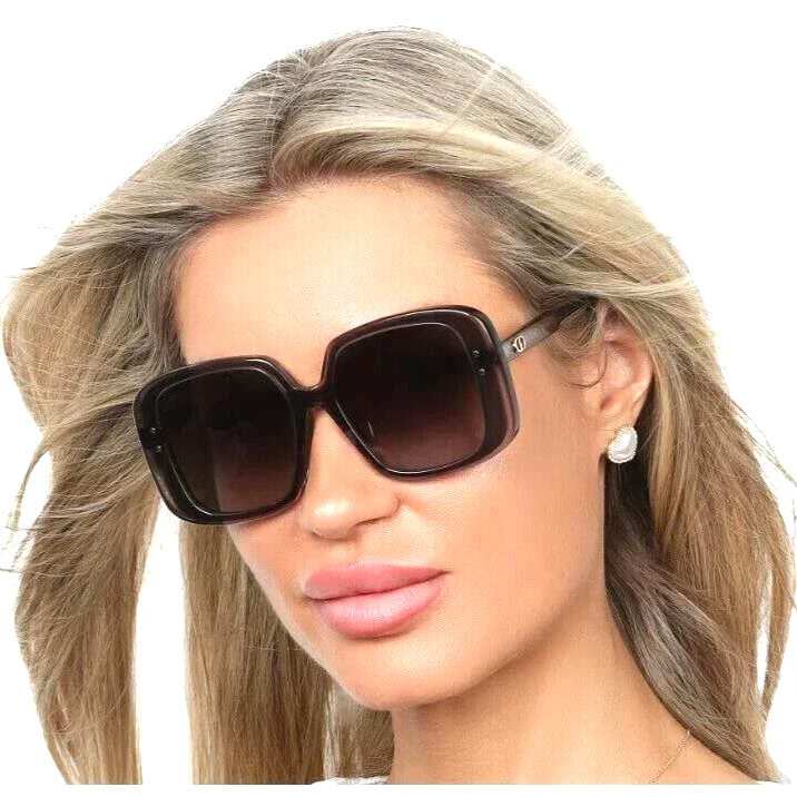 NUEVO CHRISTIAN DIOR DiorHighlight S3F 35A0 ROJO/LENTE HUMO GAFAS DE SOL 52-20 Foto 3 de 4