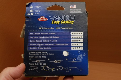Berkley & Vicious Fishing Line 15 17 20 lb Test Lot of 4 (Two 6 lb not included) - Picture 4 of 16