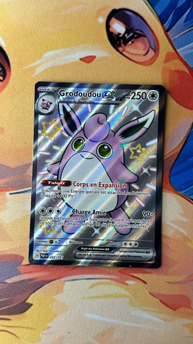 CARTE POKÉMON GRODOUDOU EX 222/091 Shiny EV4.5 PAF Destinées à Paldea NEUF EUR 11,85 - FR