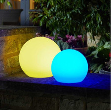 Large Orb Light Garden Home Lighting Ornament Globe Battery Operated Large