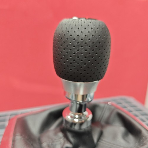 ST LEATHER 6S SPORT SHIFT GEAR KNOB for FOCUS MK1 MK3 MK4 FIESTA MK7 MK8 RS 2.5T - Picture 2 of 7
