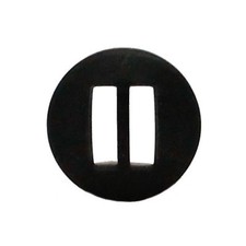 Slotted Concho Black Platted Brass 1" 1352-01