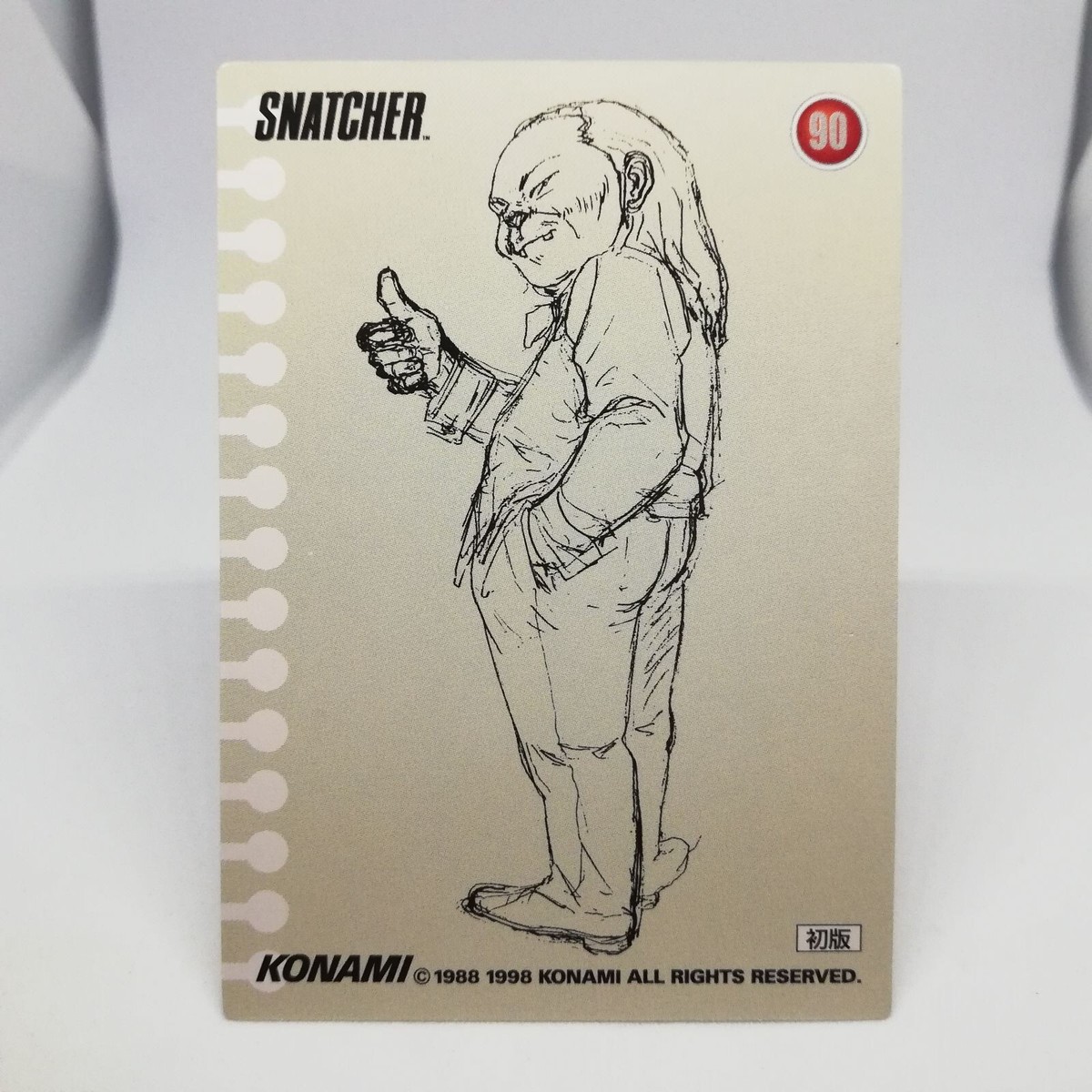 90 SD Snatcher Piece CARD SNATCHER KONAMI HIDEO KOJIMA 1998 1988