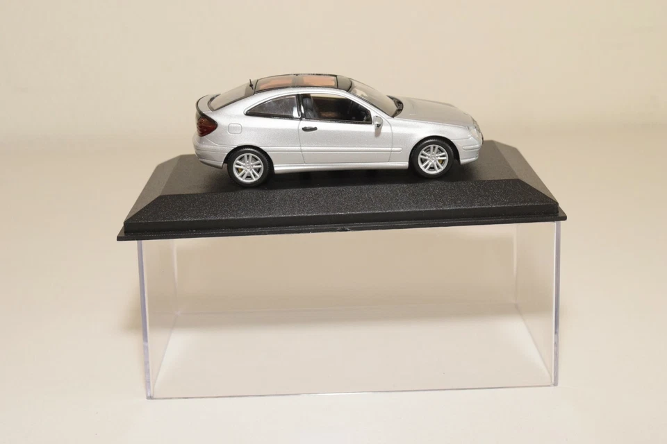 A36 1:43 MINICHAMPS MERCEDES-BENZ S203 C-CLASS SPORT COUPE GREY MINT BOXED - Image 4 of 4