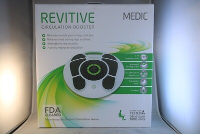 Revitive Medic Circulation Booster Model 2469MD w Remote and Power Cord Tested