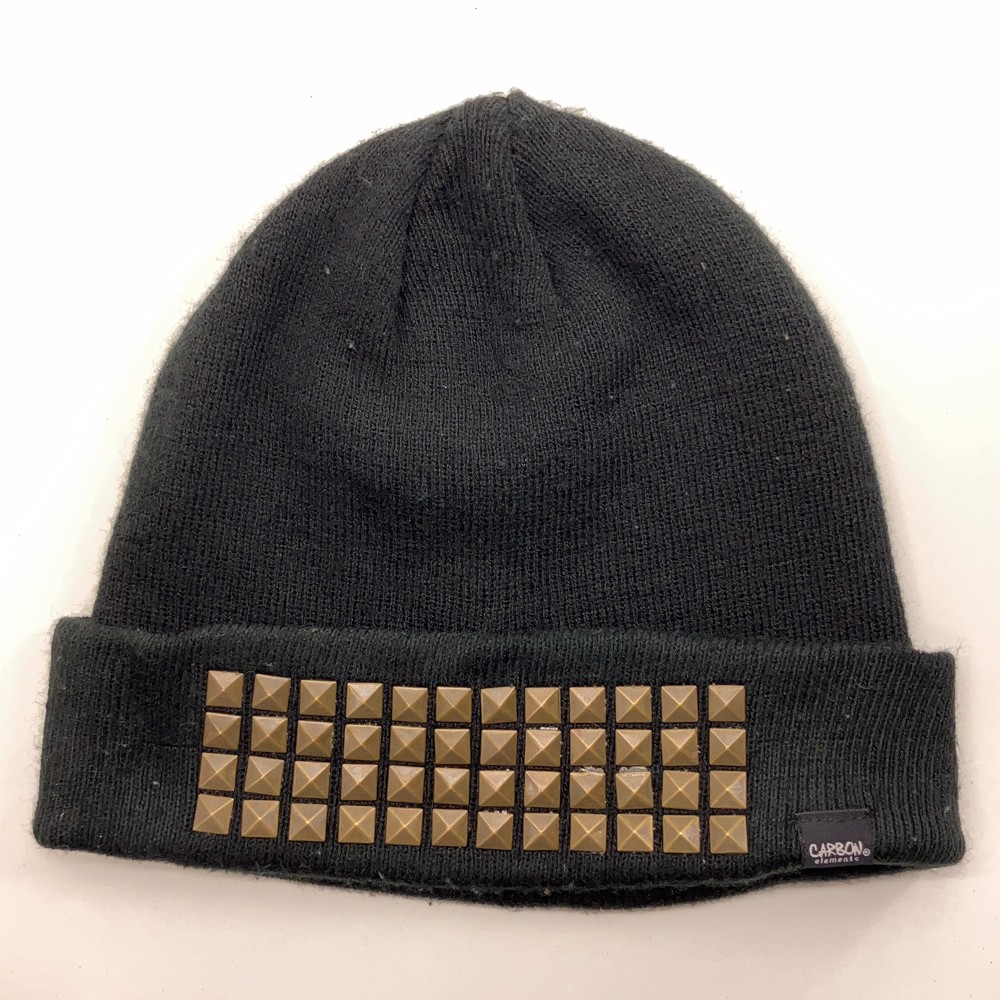 Carbon Elements Square Studded Black Winter Cuff … - image 1