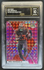 2020 Panini Mosaic Odell Beckham Jr. Prizm Camo Pink #54 Browns GMA 10