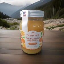True Sea Moss Gel Orange Superfood, Immune, Gut, Detox, Skin16oz 9/26