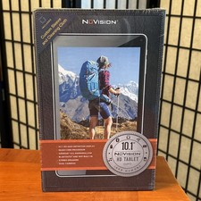 NuVision 10.1" HD Tablet - QuadCore Android TM101A620M 1G ram/16GB Pale Blue NEW