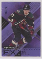 2021-22 Upper Deck Synergy FX Rookies Purple 95/275 Jan Jenik #FXR-JJ 13pf