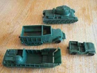 1963 MARX  D-Day Playset 4 dark green U.S. Armor