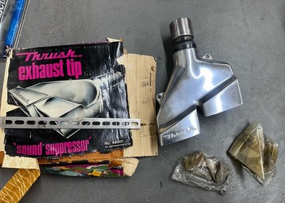 Vintage THRUSH Exhaust Tip Sound Suppressor HOTROD.CHEVY.DODGE FORD No 48001
