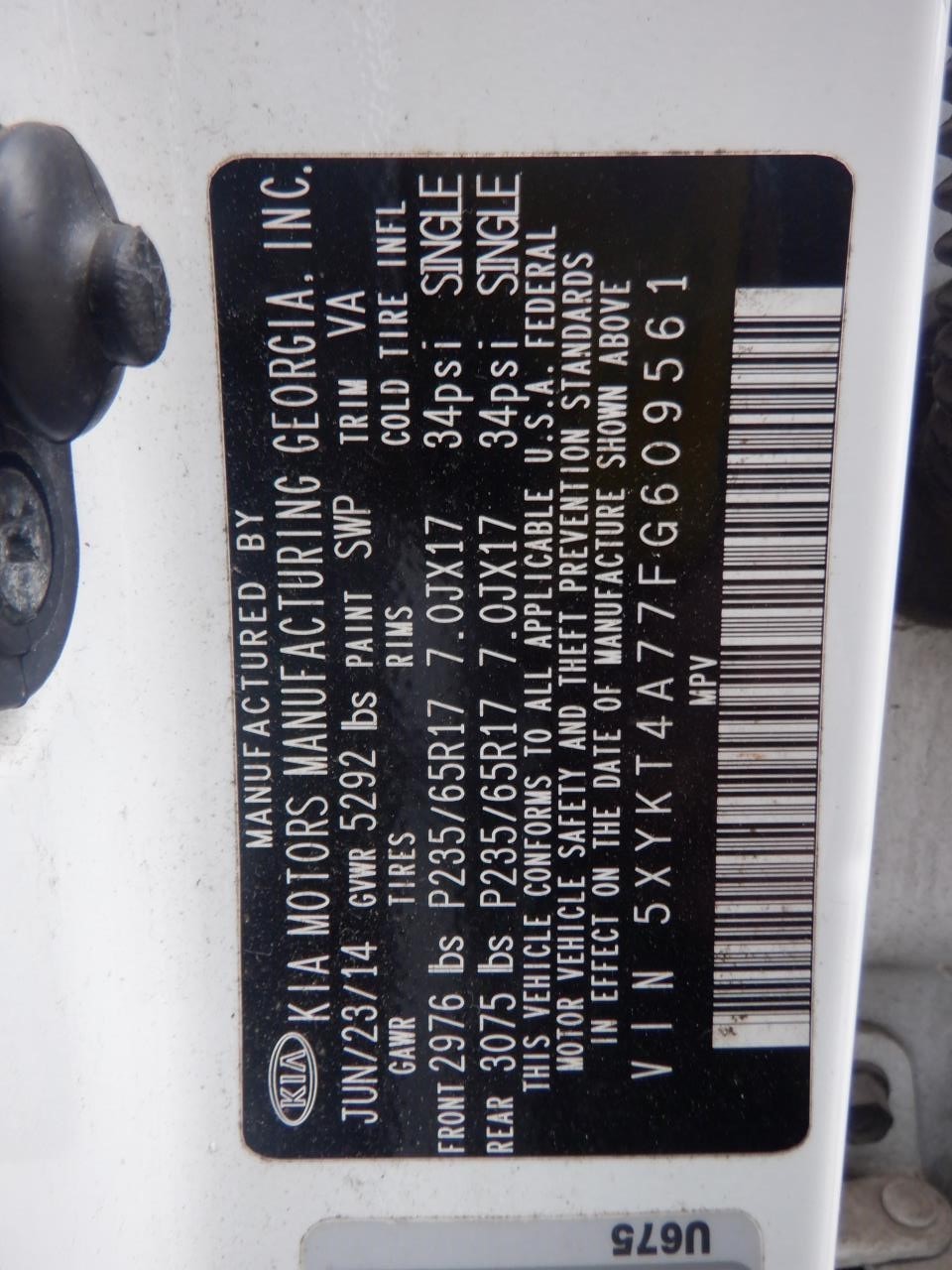 Used Cooling Module fits: 2015 Kia Sorento Cooling Fan fan controller LH frame r