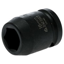Image of Teng Impact Socket Hexagon 6-Point 1/2in Drive 16mm