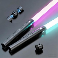 Metal Hilt Lightsaber Dueling Sword 2 Pack Complete Connector Included