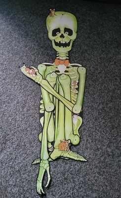 Fun World seltenes Vintage Skelett mit Mäusen Nr 9359
