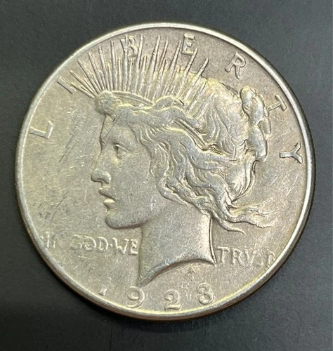 1923-S Peace Silver Dollar, VF+