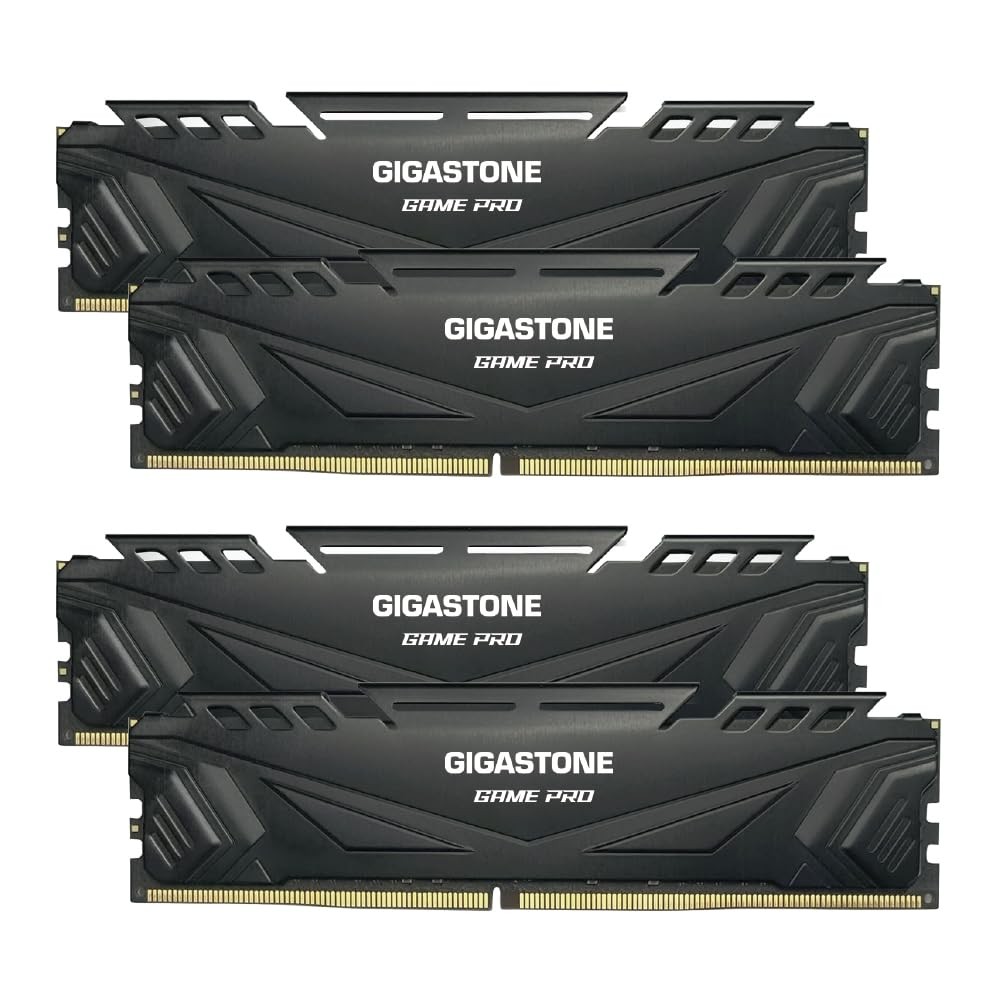 【DDR4 RAM】GIGASTONE Game PRO 32GB Kit(4x8GB) DDR4 3200MHz PC4-25600 (N7F)