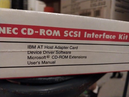 NEC MultiSpin 3Xp Plus CD-ROM CDR-401-K Complete. NEW. 16bit SCSI I/F Kit Includ - Afbeelding 18 van 20