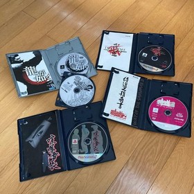 Set of 8 PlayStation games + 2 Sega Saturn software (Shinobi, Samurai,