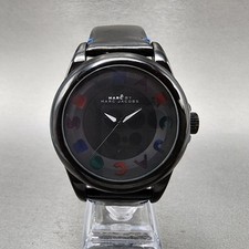 Marc By Marc Jacobs Watch Women 40mm Black Dial Black Tone Round New Battery