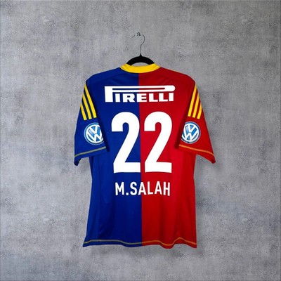 FC Basel 2012-13 Heimtrikot Salah #22 Kader signiert Sammler Adidas Größe M
