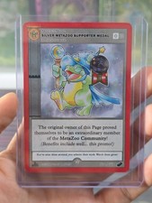 2022 MetaZoo Silver Supporter Medal Pop 42 - EXKLUSIVE Karte für Content Creators