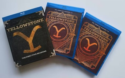 #ad Yellowstone: The Complete Seasons 1 5 Blu Ray 12 Disc Box Set $47.49