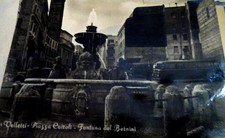 VELLETRI PIAZZA CAIROLI FG BN AUTOBUS ED. MAMMUCCARI VG 1956 X CERVIA