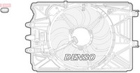 Denso LüFter MotorküHlung DER09069 FüR Fiat 500L 199LYC1B Natural Power Multijet