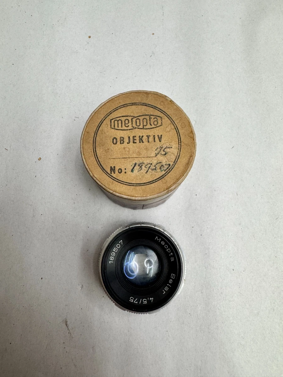 Objectif Meopta Belar 55mm F/4.5 - Agrandisseur Photo - Fabriqué En Tchécoslovaquie